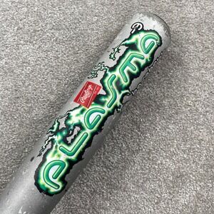 Rawlings Plasma Baseball Bat High School College 32/29 Silver Green BBLMP